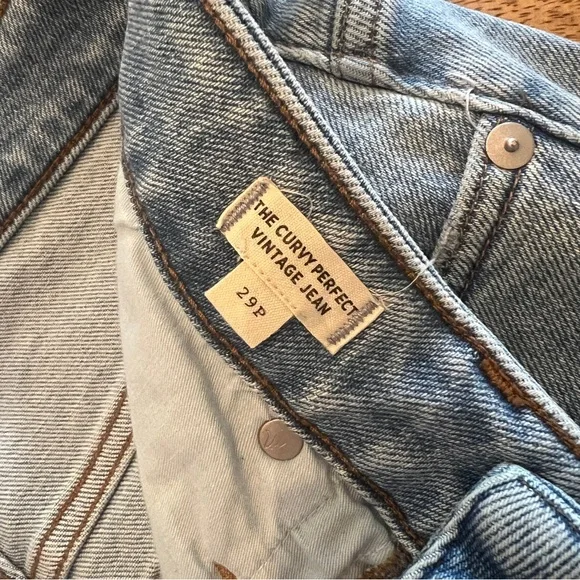 Madewell Light Wash Straight Leg Jeans - Picture 7 of 11